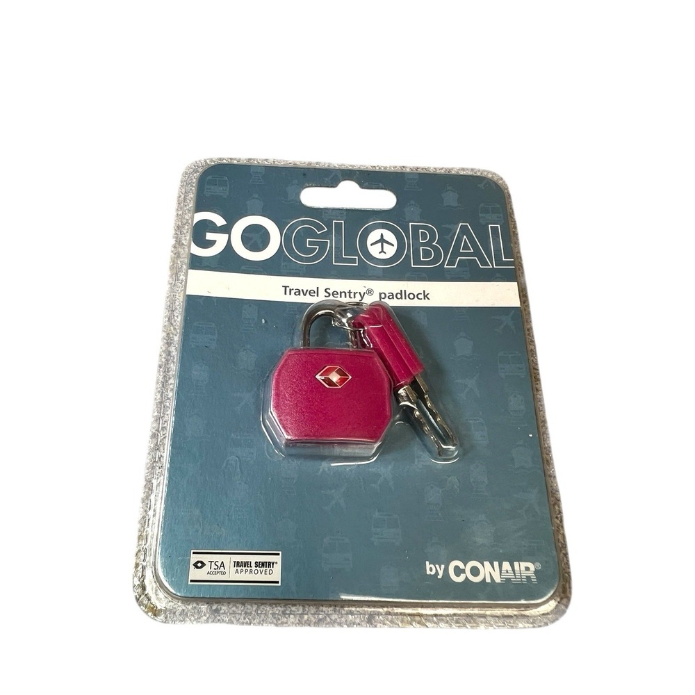 Goglobal By Conair Travel‎ Sentry Padlock TSA Approved Luggage Security